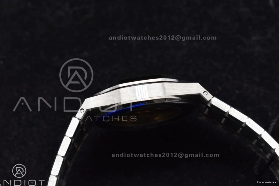 Royal Oak Gray Edition 1030 on 37mm Super SS Textured SS Bracelet Best SA3120 1:1 ZF Clone Dial 15450 MultiPurpose 0524